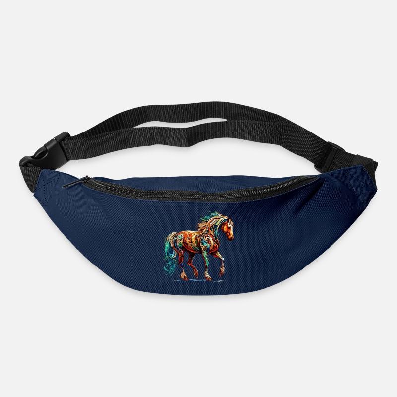 Pferd - Gürteltasche - Navy
