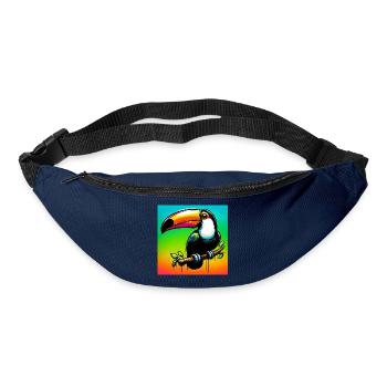 toucan - Sac banane - marine - Devant