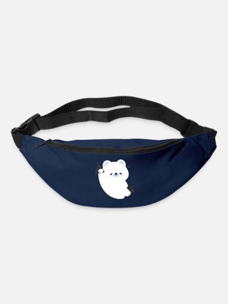Müde schläfrige Polar pendeln - Gürteltasche - Navy