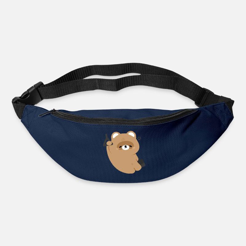 Müde Bär pendeln - Gürteltasche - Navy