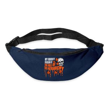 My Favorite Season Is The Fall Of The Patriarchy - Bum bag - navy - Front