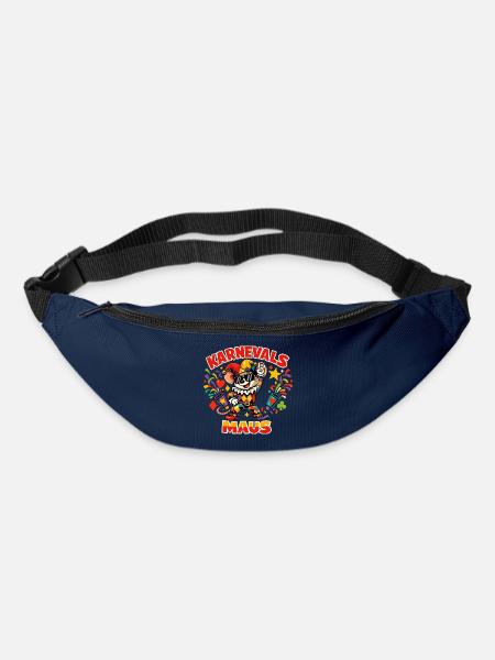 Karnevalsmaus Köln Fasching Lustig - Gürteltasche - Navy