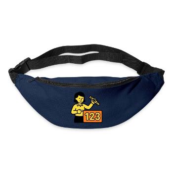 Enseignant Math 123 School - Sac banane - marine - Devant