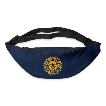 Mandala Bee Boho Yoga Beekeeping Bees - Bum bag - navy - Front