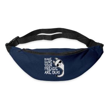 Make Sure Your Friends Are Okay Lama Sonnenbrille - Gürteltasche - Navy - Vorne