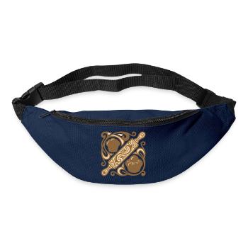 Rolling Pin Baking Graphic - Bum bag - navy - Front
