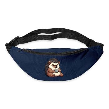 Igel Igelliebhaber Igelbesitzer Igelhalter Stachel - Gürteltasche - Navy - Vorne