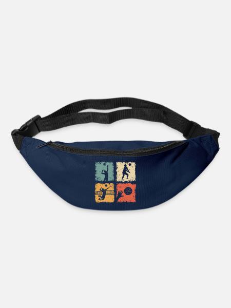 Volleyball Volleyballer Sport Männer Und Jungen - Gürteltasche - Navy