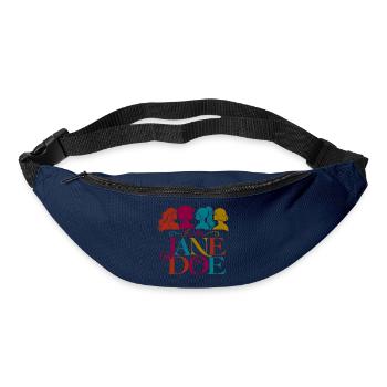 Ich bin Jane Doe Regenbogenporträt - Gürteltasche - Navy - Vorne
