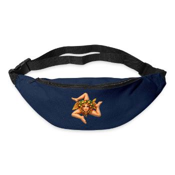 Sizilianische Trinacria - Gürteltasche - Navy - Vorne