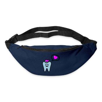 zahn punk zahnarzt dentist - Sac banane - marine - Devant