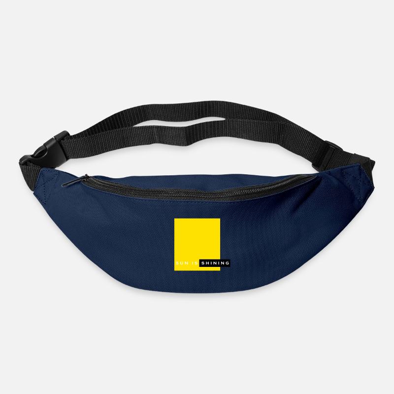 sun is shining - Gürteltasche - Navy