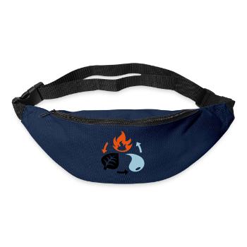 Fire, Water, Plant Elements - Bum bag - navy - Front