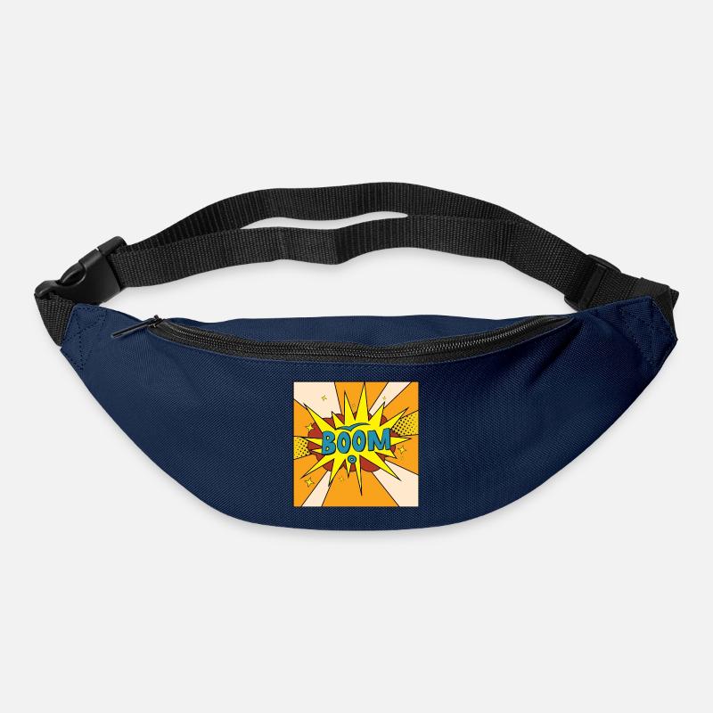 Boom Comic Explosion Stil - Gürteltasche - Navy