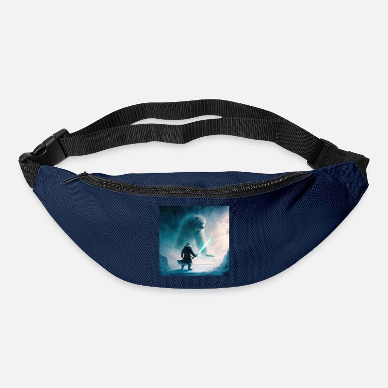Samurai Vs Bär - Gürteltasche - Navy