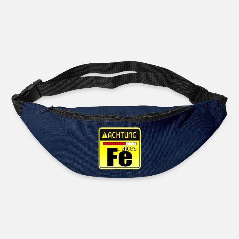 Geburtstagsgeschenk - Eisen Chemische Elemente - Gürteltasche - Navy
