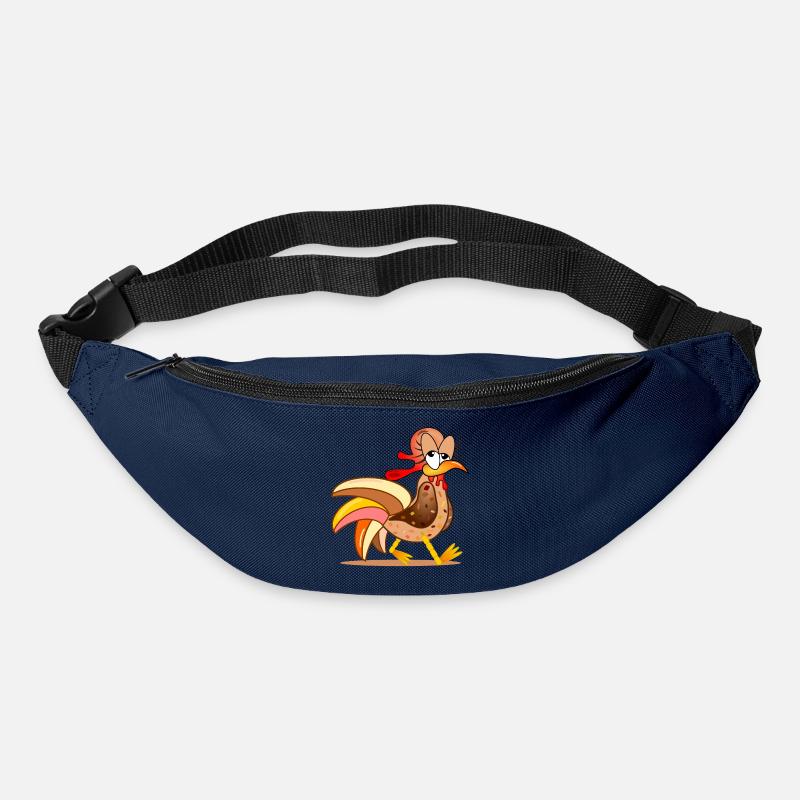 HÜHNERSTALL HÜHNER COMIC - Gürteltasche - Navy