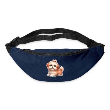 Cute dog - Bum bag - navy - Front