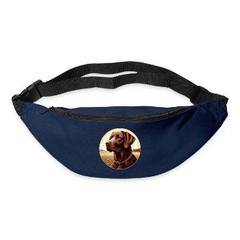 The beautiful brown Labrador Retriever - Gürteltasche - Navy - Vorne