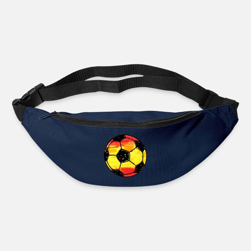 Fußball Spanien - rot gelb rot - Gürteltasche - Navy
