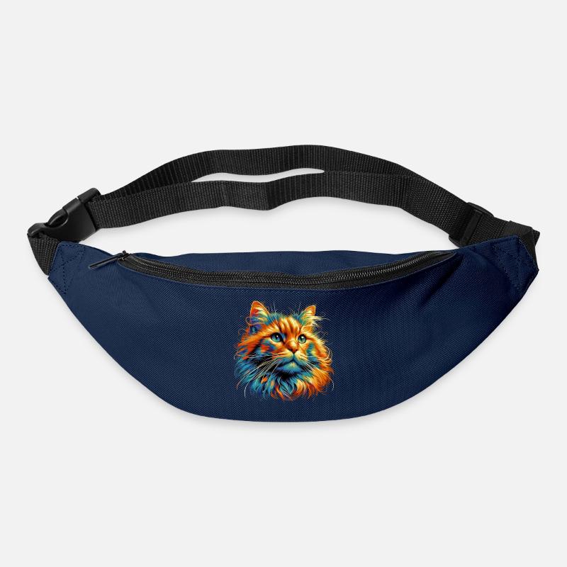 Katze - Gürteltasche - Navy