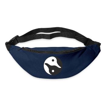 Canard Yin Yang - Sac banane - marine - Devant