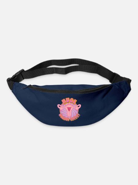 Huge Uterus Energy – Power & Empowerment - Gürteltasche - Navy