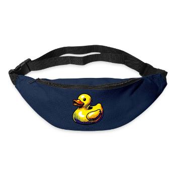 Ente Ente Ente Ente Ente - Gürteltasche - Navy - Vorne
