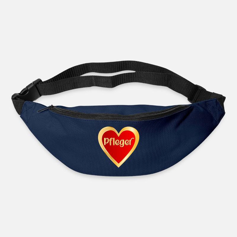 BERUF PFLEGE - HERZ PFLEGER - Gürteltasche - Navy