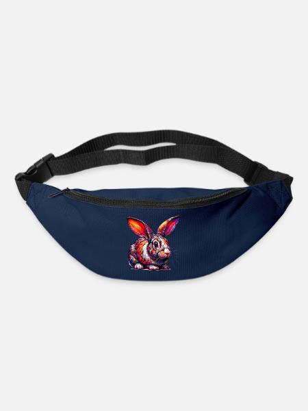 Kaninchen - Gürteltasche - Navy