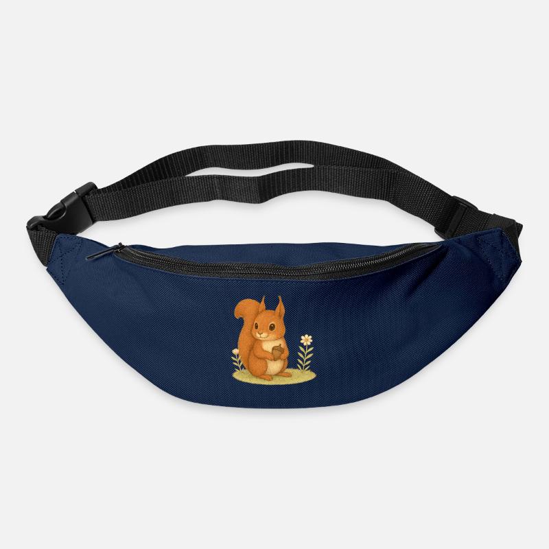 Nordischer Wald - Eichhörnchen - Gürteltasche - Navy