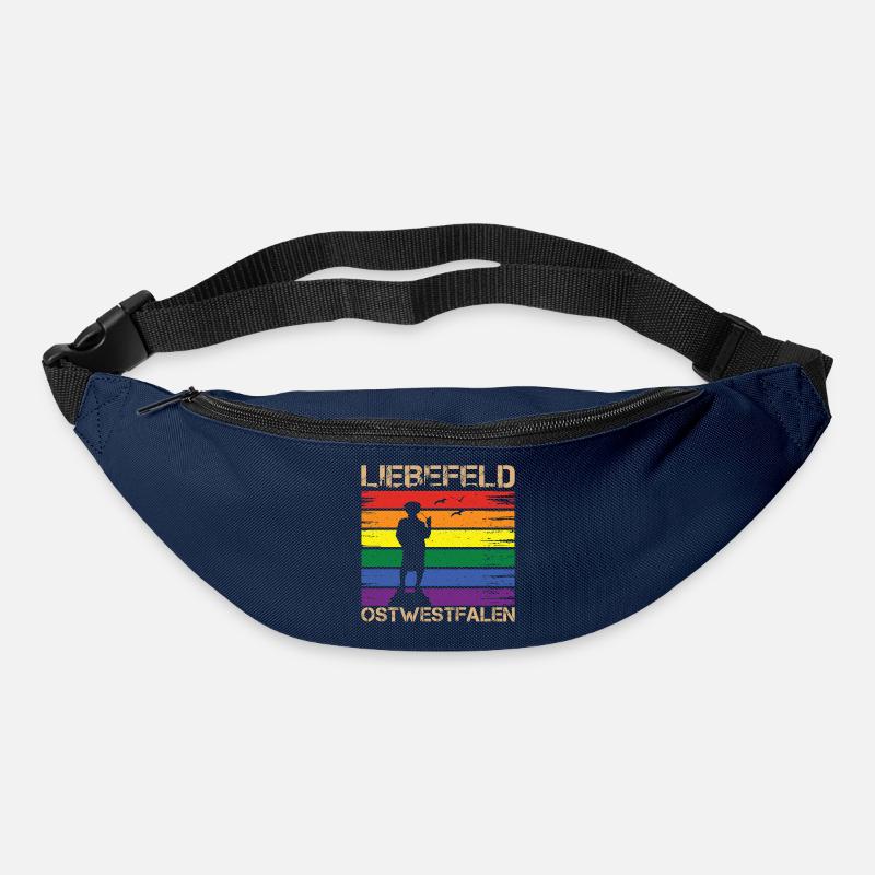 Liebefeld ❤ Leineweber PRIDE - Bum bag - navy