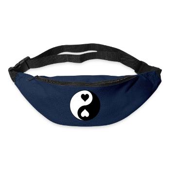 Heart YinYang Contrast - Bum bag - navy - Front