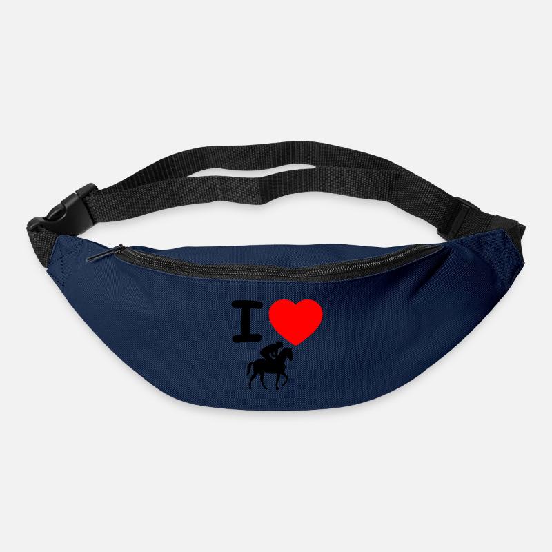 Pferde - Gürteltasche - Navy