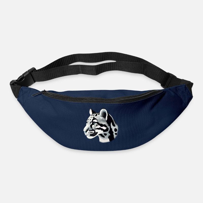 Clouded leopard - Bum bag - navy