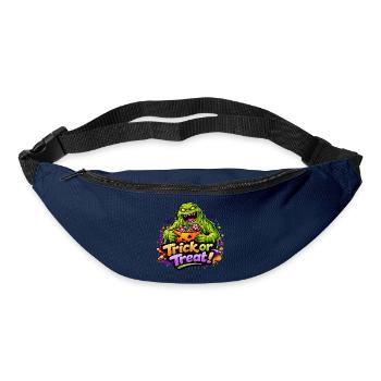 schleimmonster-trick-or-treat - Gürteltasche - Navy - Vorne