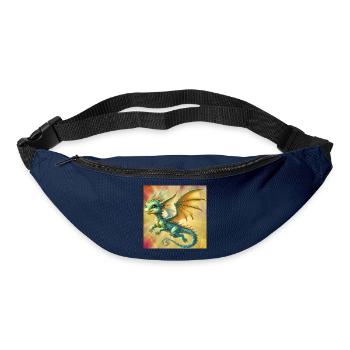Drache - Gürteltasche - Navy - Vorne