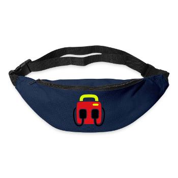 Defibrillator AED Erste Hilfe - Gürteltasche - Navy - Vorne