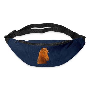 Pastel Horse - Sac banane - marine - Devant