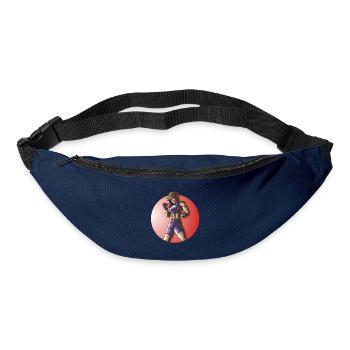MMA Fighter Fitness Woman Design - Bum bag - navy - Front