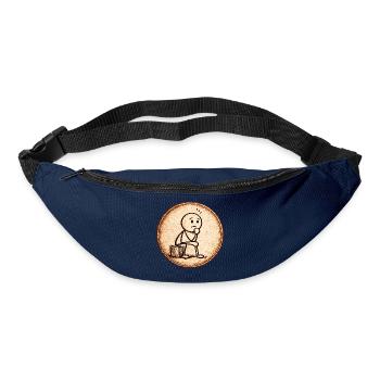 Sepia Denker Skizze - Gürteltasche - Navy - Vorne