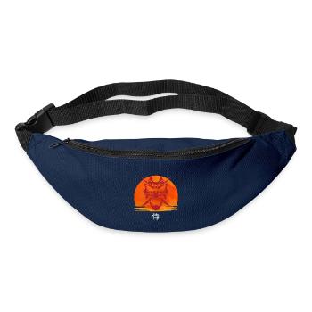 Wächter des Sonnenuntergangsdrachens 侍 - Gürteltasche - Navy - Vorne
