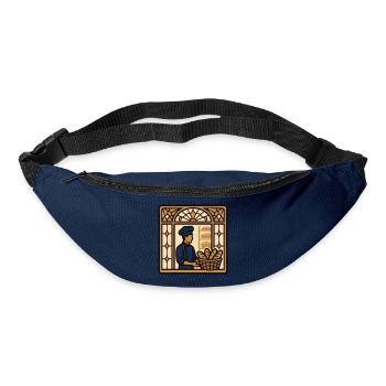 Baeckerei Shop Window Logo - Bum bag - navy - Front