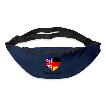 Herzflagge UKDE Fusion - Gürteltasche - Navy - Vorne