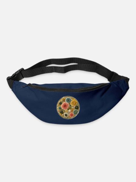 Kulturteller-Petrischalen-Tee - Gürteltasche - Navy