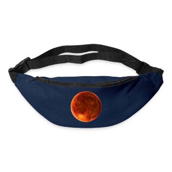 roter Blutmond - Gürteltasche - Navy - Vorne