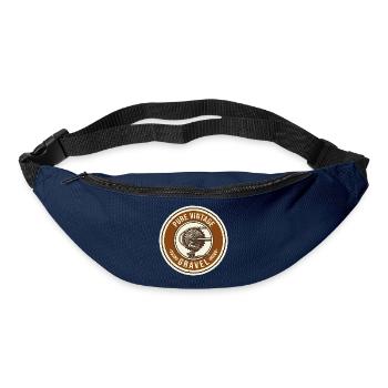 Vintage Cycling Gravel Bike Abzeichen der 1950er Jahre - Gürteltasche - Navy - Vorne