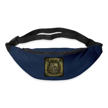 Mystical Long Ears – keltische Steampunk-Familie. - Gürteltasche - Navy - Vorne
