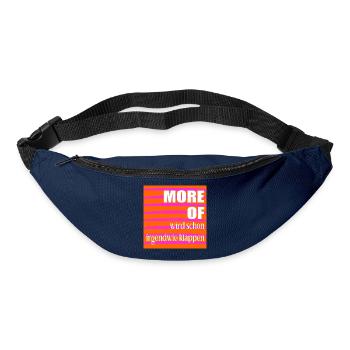 Optimismus Erfolg - Gürteltasche - Navy - Vorne