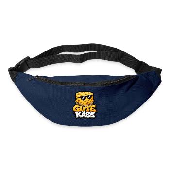 Gute Käse cooler Käse Laib mit Sonnenbrille Shirt - Gürteltasche - Navy - Vorne